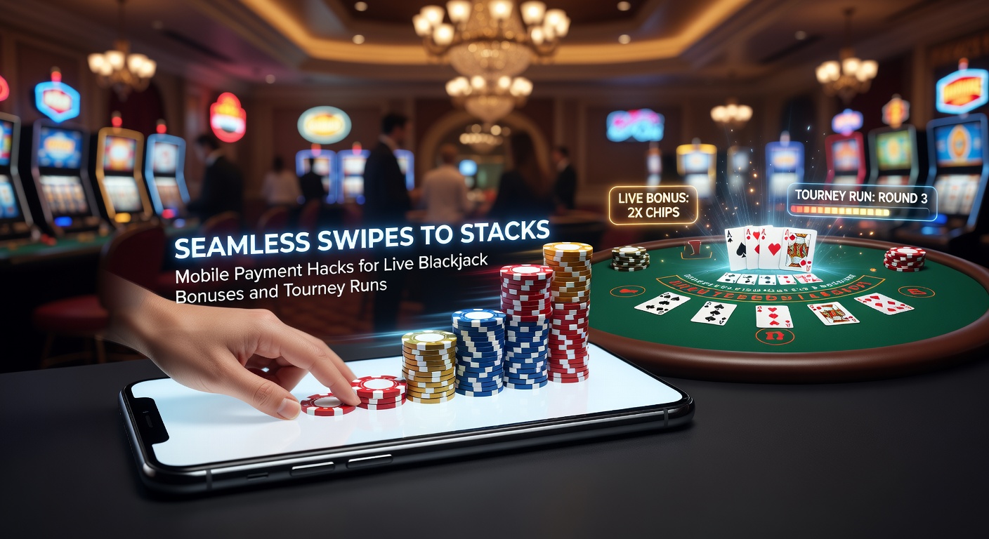 Live-Blackjack-Turnier auf Tablet mit Google Pay-Overlay und Bonus-Pop-up