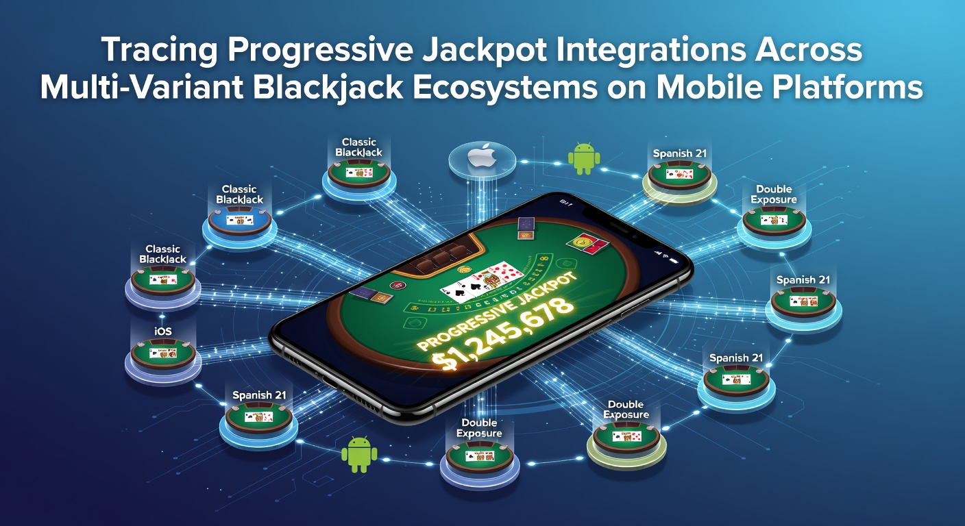 Integration progressiver Jackpots in mobilen Blackjack-Apps mit verschiedenen Varianten